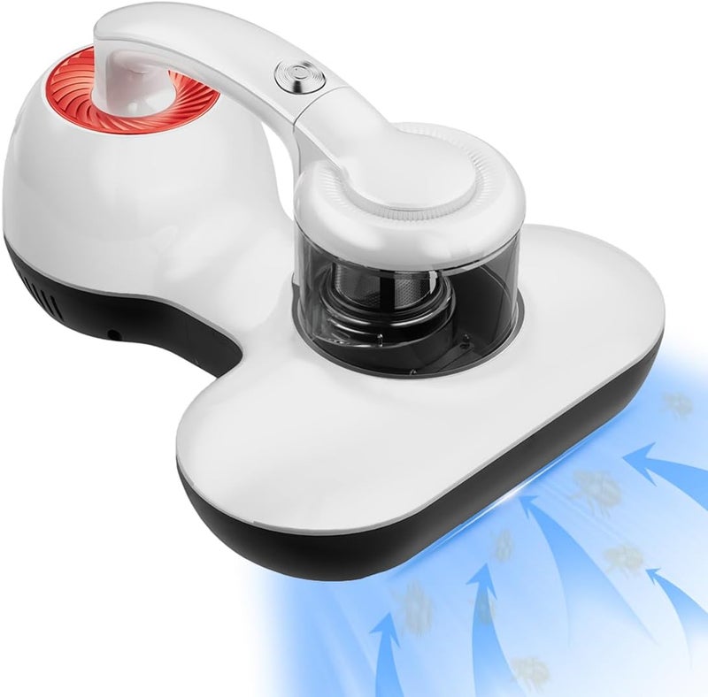 Hersven Mattress Vacuum Cleaner, Handheld UV Bed Vacuum Cleaner 16KPa & 12800 Vibrations Per/Min Upgraded Effectively Clean Up Bed, Pillows, Cloth Sofas, Carpets and Ther Fabric Surfaces - Image 1